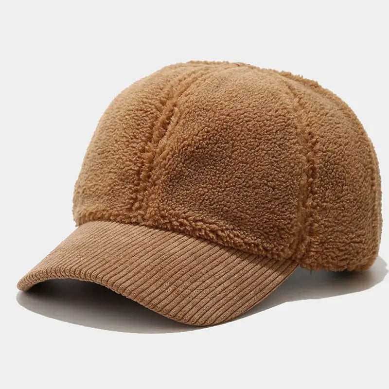 Lamb Wool Baseball Cap