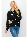 Reva Polka Dot Button Down Blouse