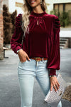 Freya Argyle Sweater Vest in Red Bean