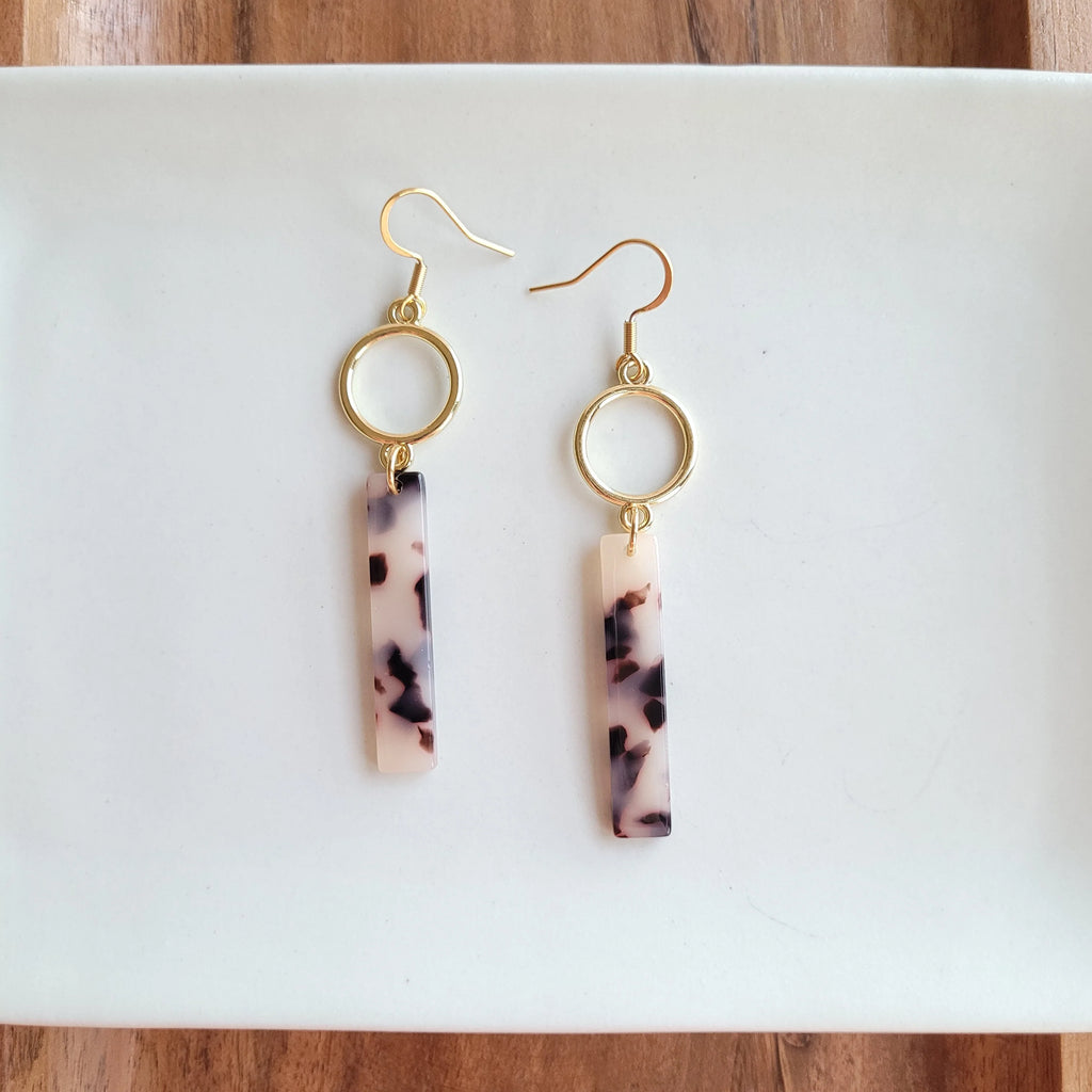 Isabella Blonde Tortoise Earrings