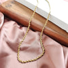 Luxe Gold Rope Chain 16"