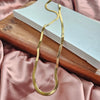 Luxe Gold Delicate Herringbone Chain  20"