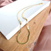 Luxe Gold Delicate Herringbone Chain  16"