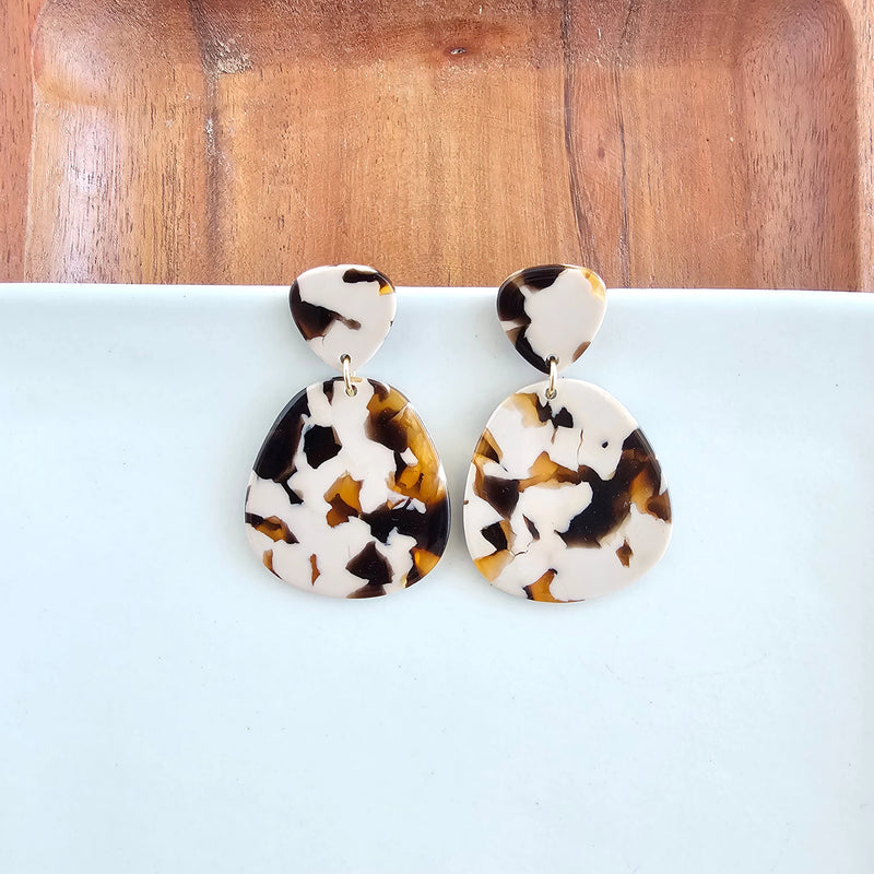 Penelope Caramel Latte Earrings