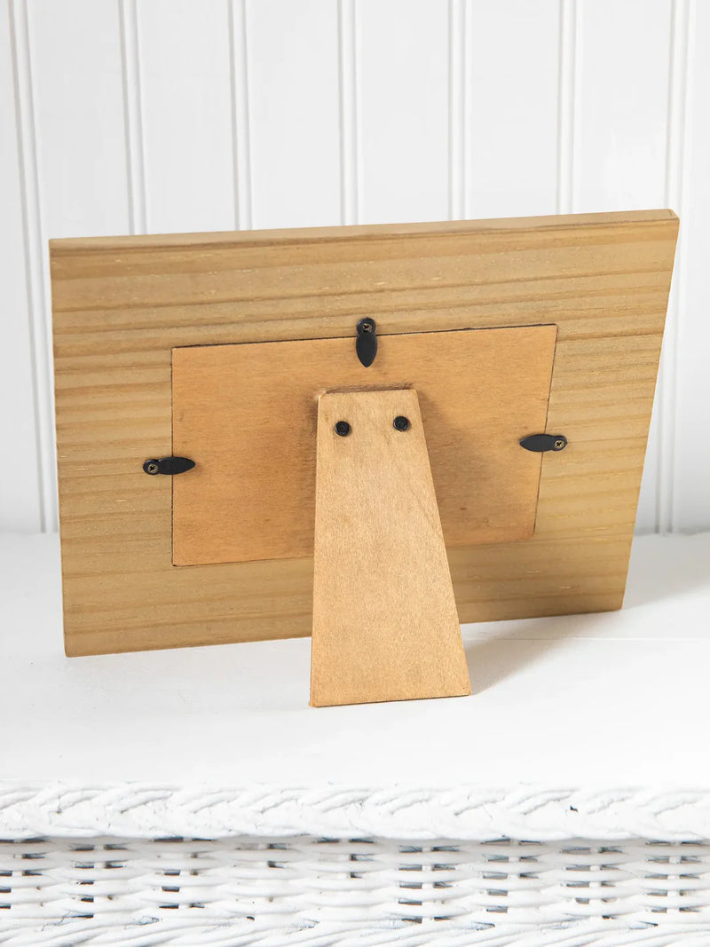 Olive Folk Flower Wooden Photo Frame by Natural Life