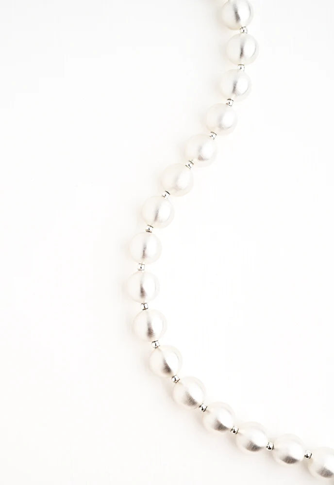 En Vogue Ball Necklace in Silver by Starfish Project