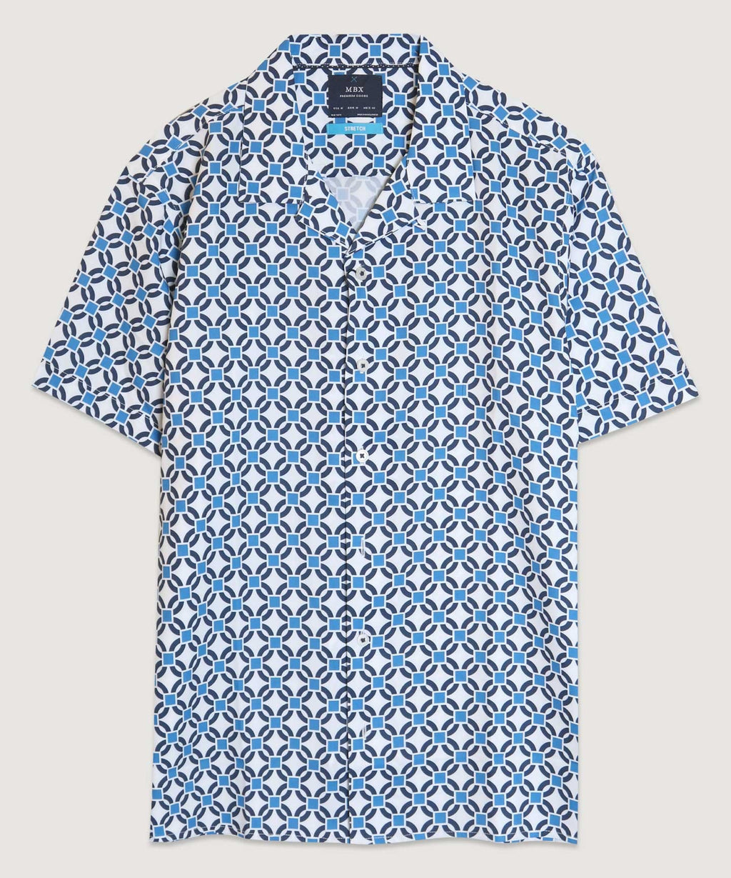 Rex Big Geo Stretch Camp Shirt