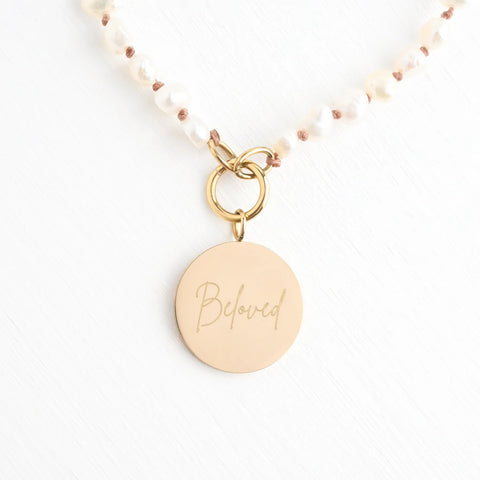 Enamel Robin Pendant Necklace in Gold