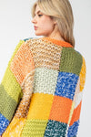 Polly Color Block Knit Cardigan