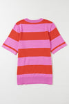 Lyla Stripe Elevated Knit T-Shirt