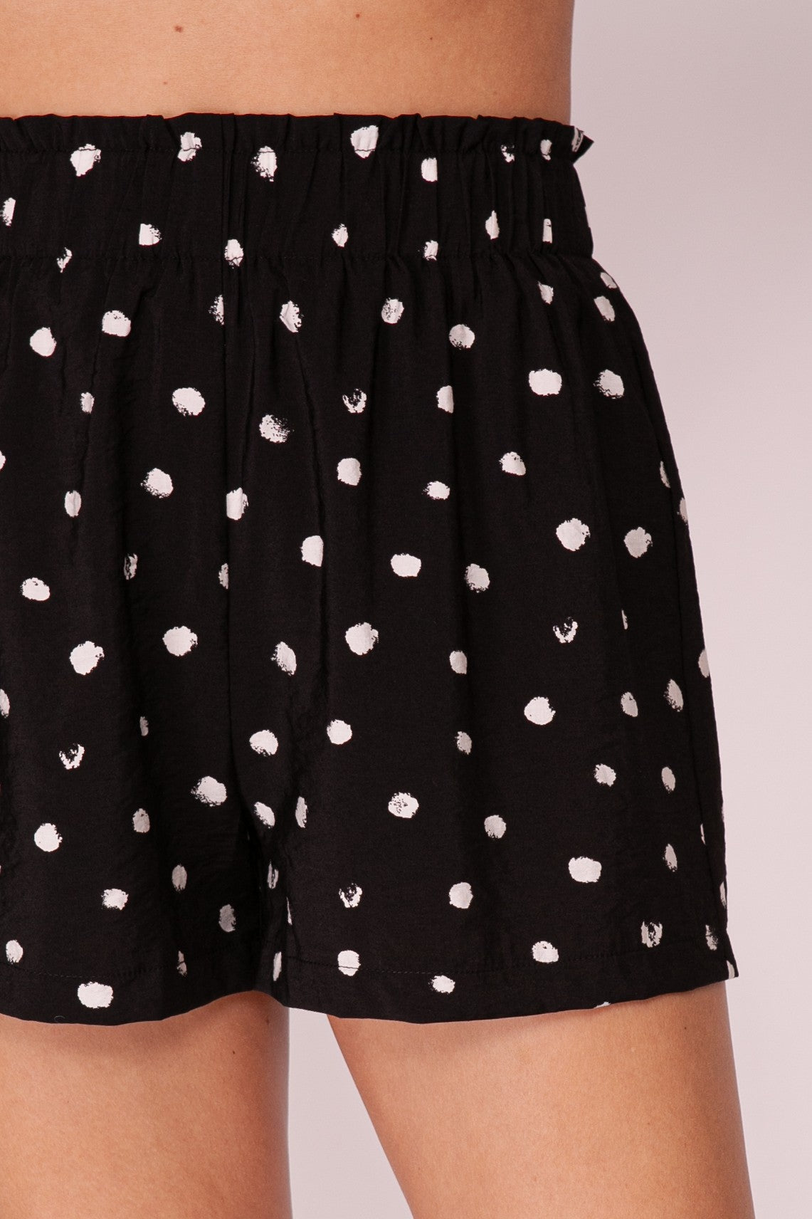 Trinia Polka Dot Shorts in Black & White – Polka Dots Boutique