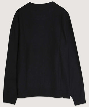Modern Johnny Sweater in Black