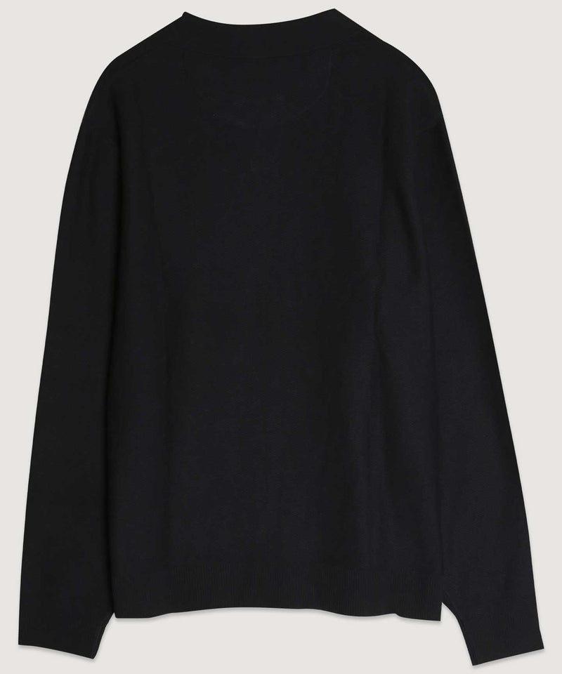 Modern Johnny Sweater in Black