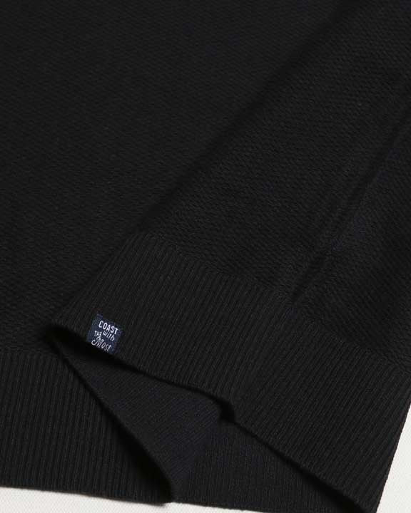 Modern Johnny Sweater in Black