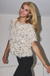 By Together Sawyer Sleeveless Sweater In Off White