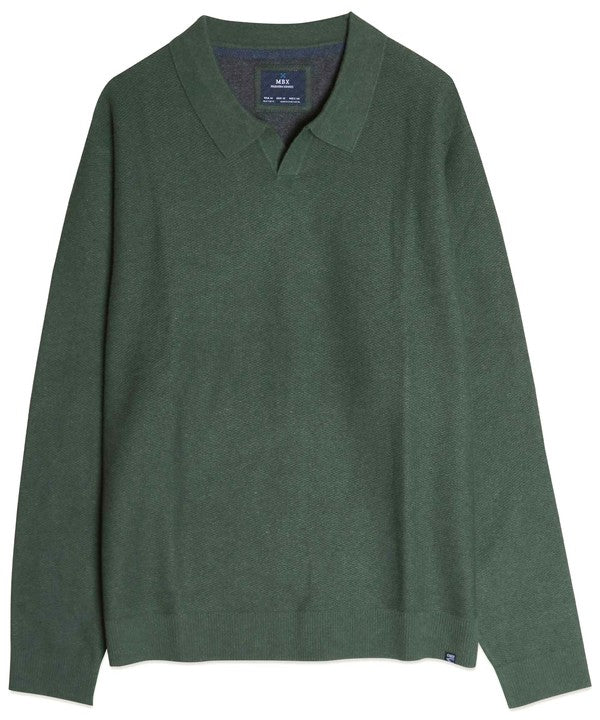 Modern Johnny Sweater in Green