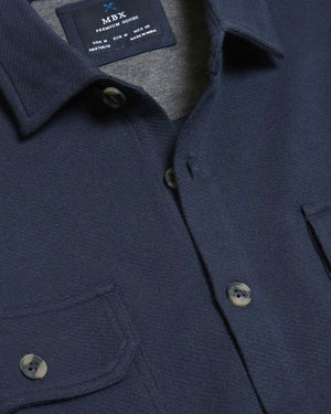 Austin Coat Front Shirt in Orion Blue