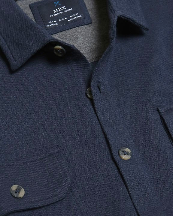 Austin Coat Front Shirt in Orion Blue