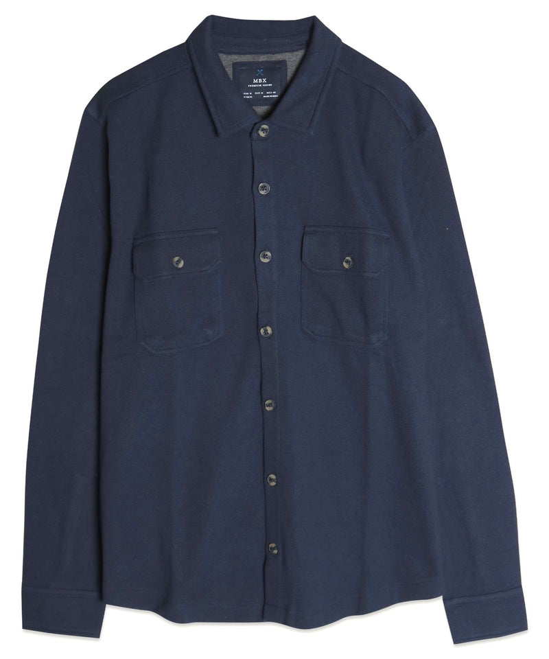Austin Coat Front Shirt in Orion Blue