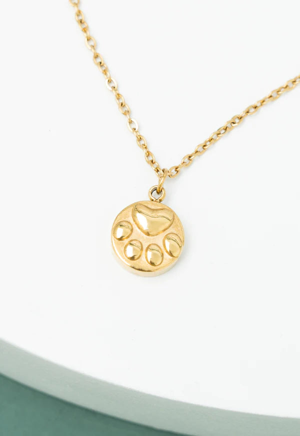 Girl's Best Friend Paw Print Necklace by Starfish Project