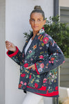 Evelyn Floral Quilted Jacket