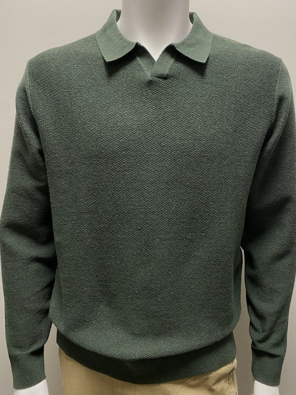Modern Johnny Sweater in Green