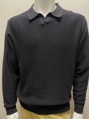 Modern Johnny Sweater in Black