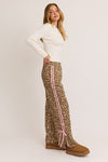 Selah Bow Detail Track Pant With Pink Bow