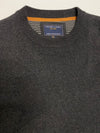 Keith Black Heather Crew Neck Sweater