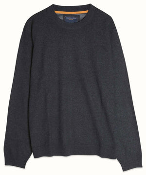 Keith Black Heather Crew Neck Sweater