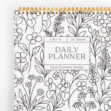 Color-In Daily Planner by Elyse Breanne