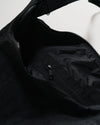 Large Nylon Crescent Bag in Black by Baggu
