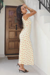 Breann Dainty Floral Yellow Dress by Bailey Rose