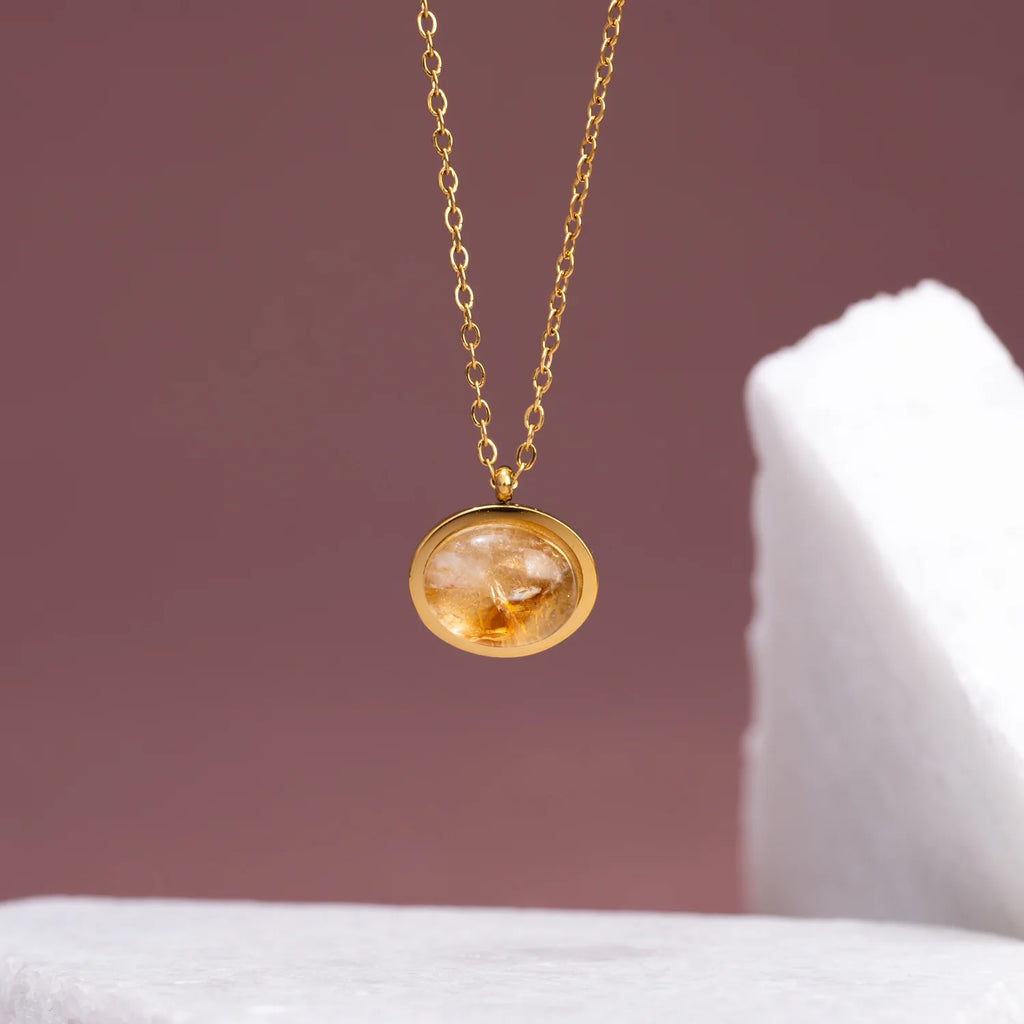 Hopeful Glow Necklace in Citrine by Starfish Project