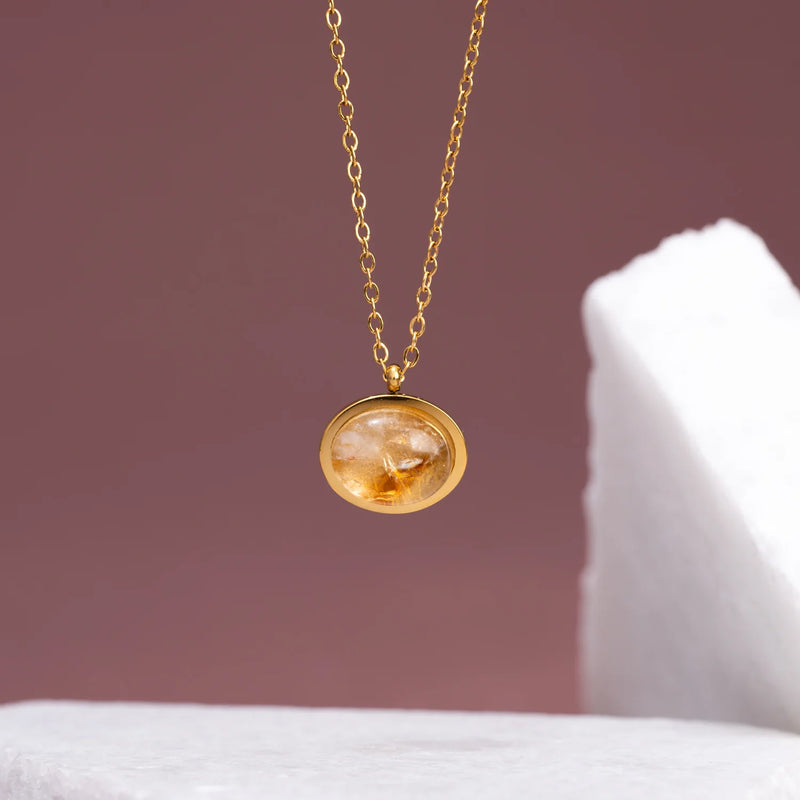 Hopeful Glow Necklace in Citrine by Starfish Project