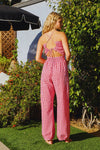 Shana Gingham Seersucker Jumpsuit by Bucketlist