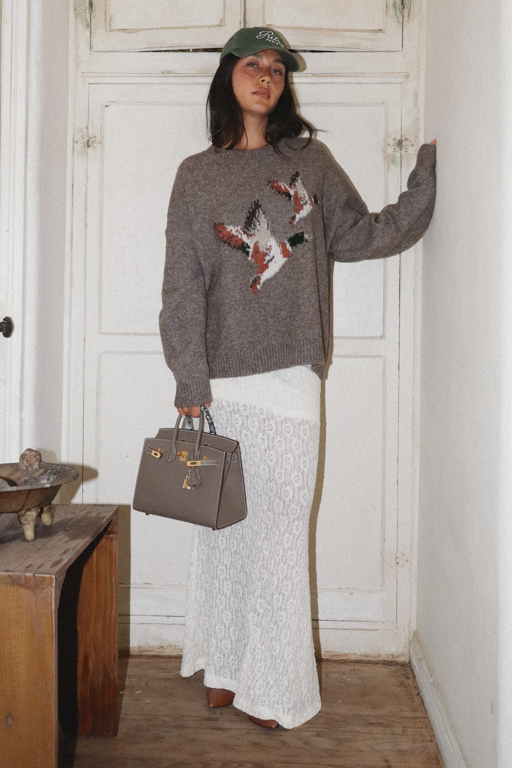 Flying Duck Sweater in Mocha