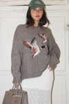 Flying Duck Sweater in Mocha