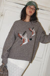 Flying Duck Sweater in Mocha