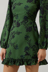 Tindrie Floral Ruffle Flounce Mini Dress by Sugarlips