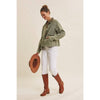 Meg Timeless With A Twist Mineral Washed Cotton Twill Jacket