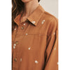 Embroidered Cotton Twill Utility Jacket