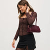 Nessa Shoulder Bag in Wine by Urban Expressions