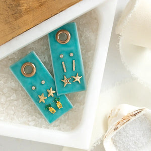 Starfish Velvet Set of 3 Earring Stud Set