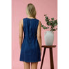 Peggy Sleeveless Denim Mini Dress