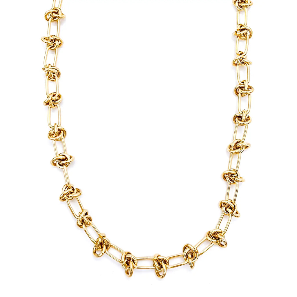 Chrishelle Gold Knot Chain by Beljoy