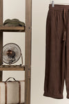 Fern Corduroy Baggy Pants With Elastic Waist