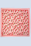 Cherry Print Silky Scarf