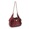 Willow Hobo Bag in Burgundy by Urban Expressions
