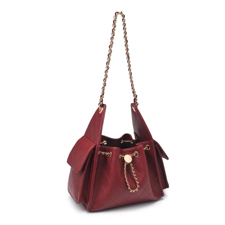 Willow Hobo Bag in Burgundy by Urban Expressions